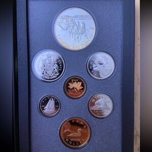 1992 Royal Canadian Mint Proof Double Dollar Set